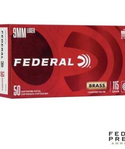 Federal Champion Brass 9mm 115gr. FMJ 50rds