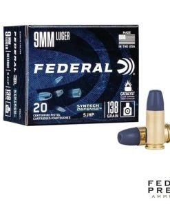 Federal Syntech Defense 9mm 138gr. SJHP 200rds
