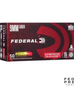 Federal Syntech Range 9mm 115gr. TSJ (50rds & 500rds)