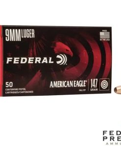 Federal American Eagle 9mm 147gr. FMJ-FP 1000rds