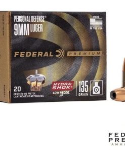 Federal Premium 9mm 135gr. JHP 20rds