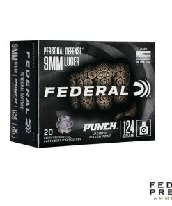 Federal Premium Punch 9mm 124gr. JHP (20rds & 200rds)