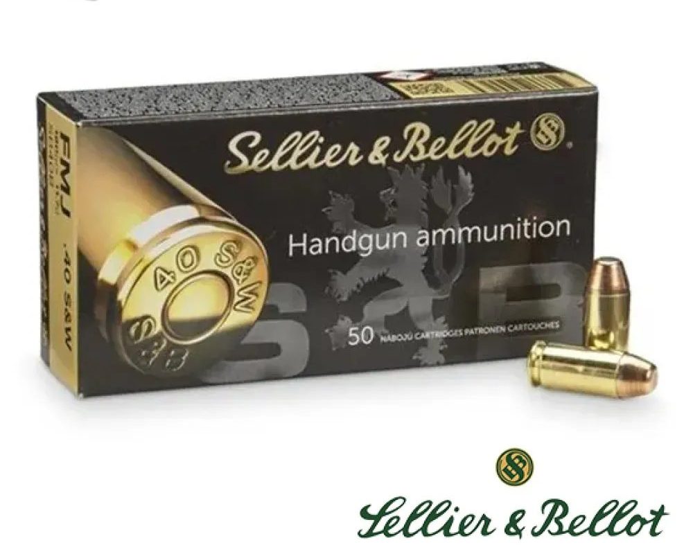 Sellier & Bellot .40 S&W 180gr. FMJ (50rds & 1000rds)