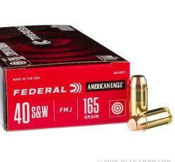 Federal American Eagle .40 S&W  - 165gr FMJ 1000rds