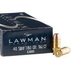 Clean-Fire Ammo by Speer .40 S&W  - 180gr TMJ 1000rds