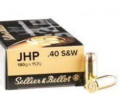 Sellier & Bellot .40 S&W  180gr JHP (50rds & 1000rds)