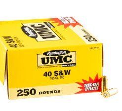 Remington .40 S&W  - 165gr MC (250rds & 1000rds)