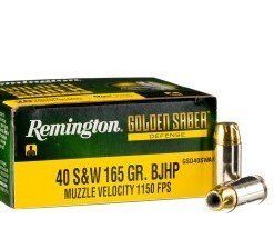 Remington Golden Saber Defense  .40 S&W 165gr BJHP 20 rds