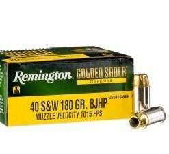 Remington Golden Saber Defense .40 S&W 180gr BJHP 20rds