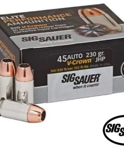 Sig Sauer Elite V-Crown .45 ACP 230gr. JHP (20rds & 200rds)
