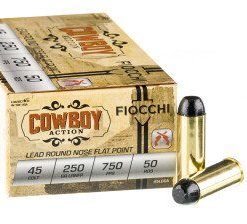 Fiocchi .45 Long-Colt 250gr LRNFP 500rds