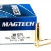 38 Special Ammo by Magtech - 158gr FMJ FN 50rds