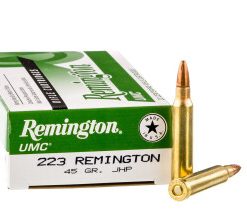 20 Rounds of .223 Ammo by Remington - 45 gr JHP