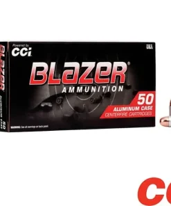 CCI Blazer Aluminum Case .380 ACP 95gr. FMJ (50rds & 1000rds)