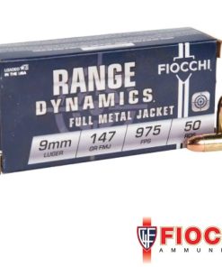 Fiocchi 9mm 147gr FMJ 50rds