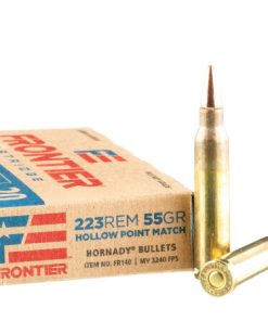 500 Rounds of .223 Ammo by Hornady Frontier - 55gr HP Match