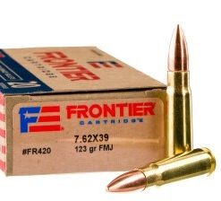 Hornady Frontier7.62x39 123gr FMJ 20rds