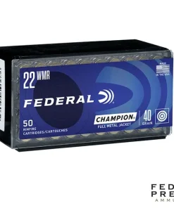 Federal Champion Training .22WMR 40gr. FMJ (50rds & 500rds)