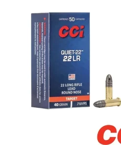 CCI Quiet-22 .22LR 40gr. LRN (500rds & 5000rds)