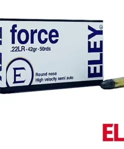 Eley Force .22LR 42gr. LRN (50rds & 500rds)