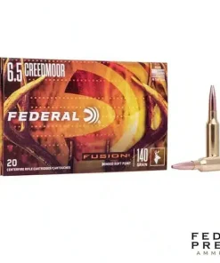 Federal Fusion 6.5 Creedmoor 140gr. SP (20rds & 200rds)