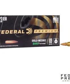 Federal Gold Medal .223 Rem 69gr. BTHP (20rds & 200rds)