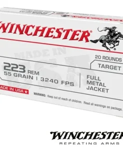 Winchester .223 Rem 55gr. FMJ (20rds & 1000rds)