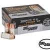 Sig Sauer Elite V-Crown .380 ACP 90gr. JHP 20rds