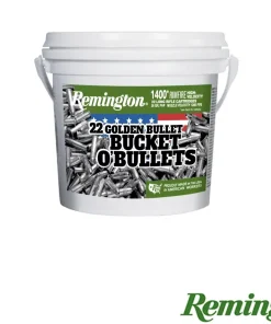 Remington Golden Bullet .22LR 36gr. Plated HP Bucket 1400rds