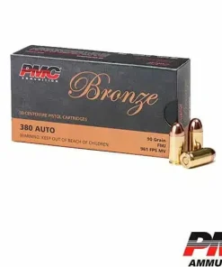 PMC Bronze .380 ACP 90gr. FMJ 50rds