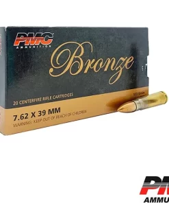 PMC Bronze 7.62×39 123gr. FMJ (20rds & 500rds)
