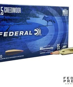 Federal Varmint & Predator 6.5 Creedmoor 95gr. V-Max (20rds & 200rds)