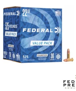 Federal Champion .22LR 36gr. HP Value Pack (525rds & 5250rds)