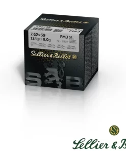 Sellier & Bellot 7.62×39 124gr. FMJ (50rds & 400rds)