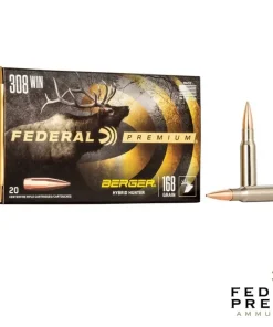 Federal Berger Hybrid Hunter .308 Win 168gr. Berger 20rds